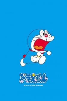 哆啦A夢超可愛藍胖子手機壁紙