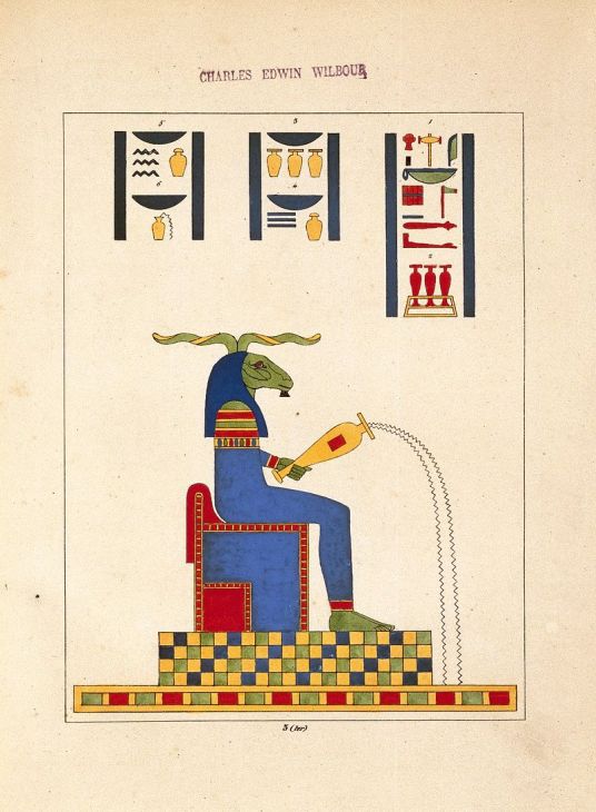 古埃及克奴姆神组图