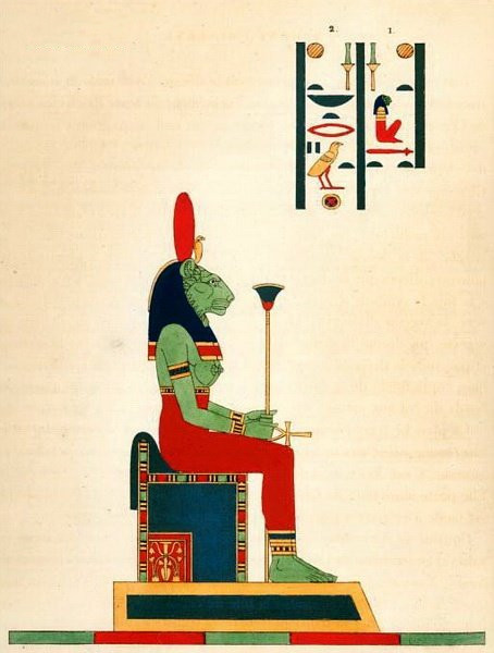 古埃及塞赫美特神组图