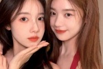 Ins best friends sisters flower intimate selfie avatar