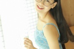 Tempting beauty bold suspender shorts enchanting photo