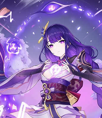 高清原神雷电将军头像图片