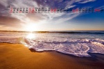 May 2022 sea seaside scenery calendar wallpaper