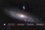 January 2022 beautiful starry sky calendar wallpaper