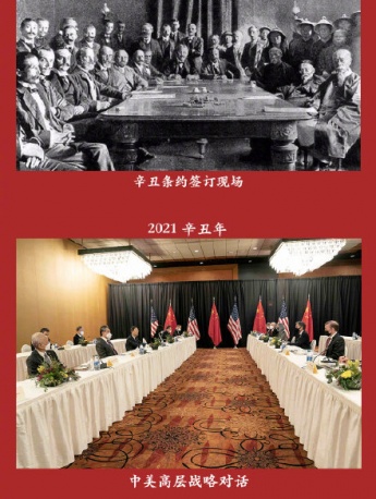 兩個辛醜年的比較圖