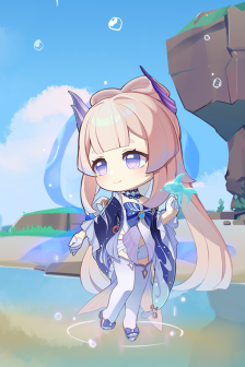 可爱心海手机壁纸图片