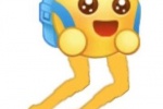 小黄脸背书包长腿表情包