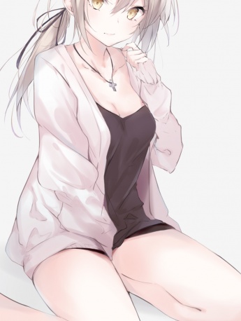 性感二次元美女美腿寫真手機壁紙