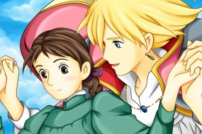 HD《Howl's Mobile City》picture desktop wallpaper