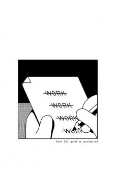 黑色简约插画手机壁纸