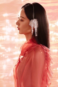 Zhao Liying's gentle figure, fashionable and sexy photo