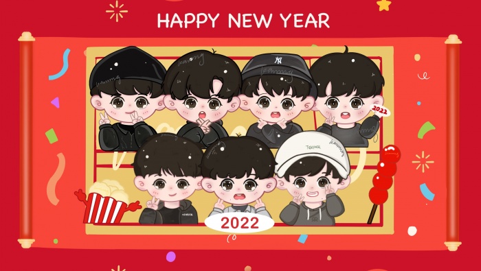 Times Youth League 2022 New Year Computer Wallpaper