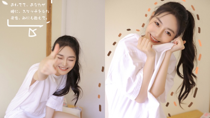 清新甜美妹子寫真圖片桌麵壁紙