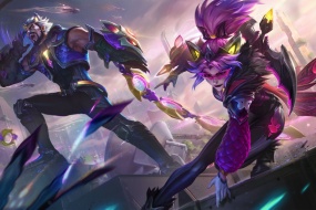 英雄聯盟幻靈戰隊塞拉斯薇恩電腦壁紙