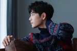Xiao Zhan handsome photo pictures in printed sweater