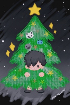 Kenshi Yonezu's Christmas avatar