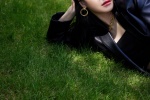 Song Qian cool and sexy leather clothes fashion and sexy pictures and photos