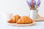 Croissant bread material poster HD desktop wallpaper
