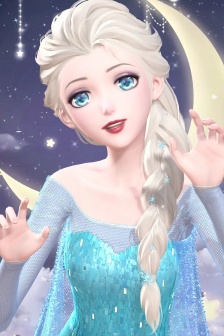 闪耀暖暖冰雪魔法套装多角度展示