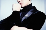 Photo of Xiao Shunyao, an elegant gentleman in black suit