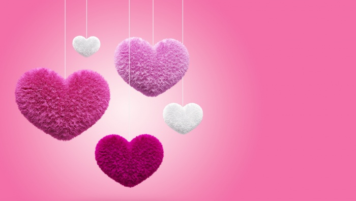 520 pink love Valentine's Day desktop wallpaper