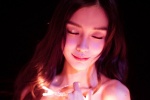 Angelababy beautiful and touching photo desktop wallpaper picture
