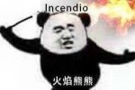 熊猫头火焰熊熊表情包