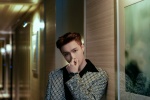 Zhang Yixing's handsome national style photo in printed jacket
