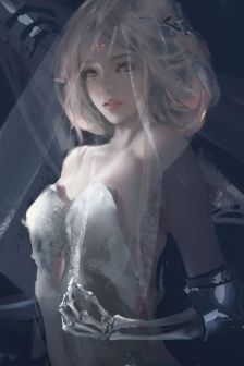 高清wlop鬼刀手機壁紙