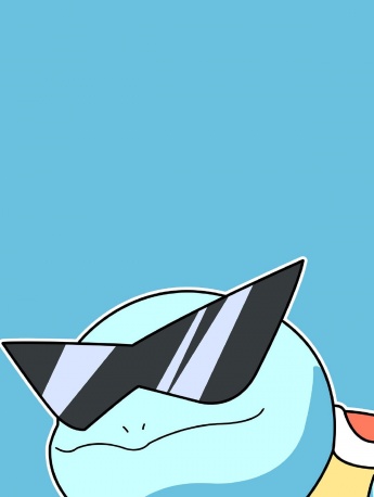 Squirtle handsome sunglasses mobile wallpaper