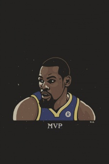 Durant anime style mobile wallpaper