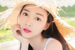 Fresh summer straw hat beauty wallpaper picture