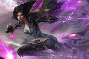 LOL Kaisha hand-painted 4K wallpaper