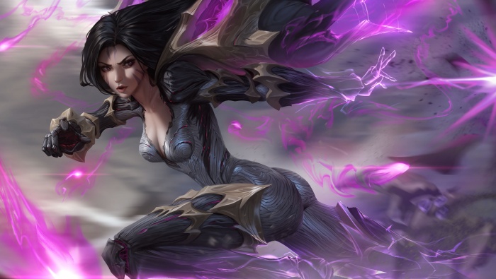 LOL Kaisha hand-painted 4K wallpaper