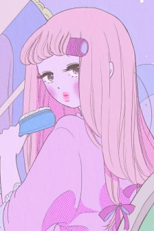 粉色少女心手機壁紙圖片