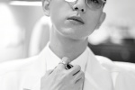 Li Xian handsome photo in white suit
