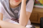 高清性感的學院制服美女寫真