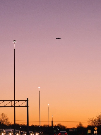 唯美晚霞天空風景手機壁紙