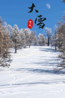 2021 heavy snow solar terms beautiful pictures HD