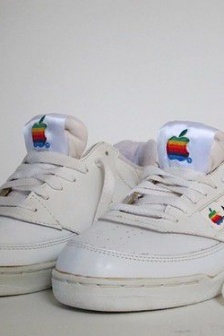 Details of Apple employee shoes from the 1990s
