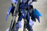 List of multiple pictures of Core Gundam 2 purple and blue colors