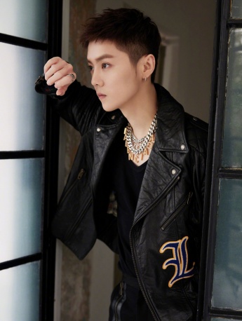 鹿晗雅痞帅气写真图片