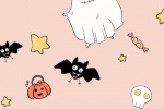 万圣节卡通插画手机壁纸