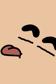 蠟筆小新可愛表情手機壁紙