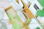 2022年3月小清新静物花卉日历壁纸