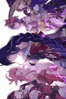 九條莫那雷電將軍八重北鬥手機壁紙