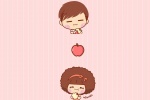 Mousse Mousse Zaizai Love Fruit Cartoon Picture Wallpaper