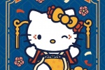 Hello Kitty New Year Atmosphere Mobile Wallpaper