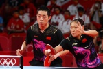 Xu Xin and Liu Shiwen won the silver medal in mixed doubles