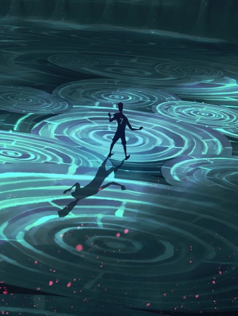 異域魔幻場景藝術插畫手機壁紙